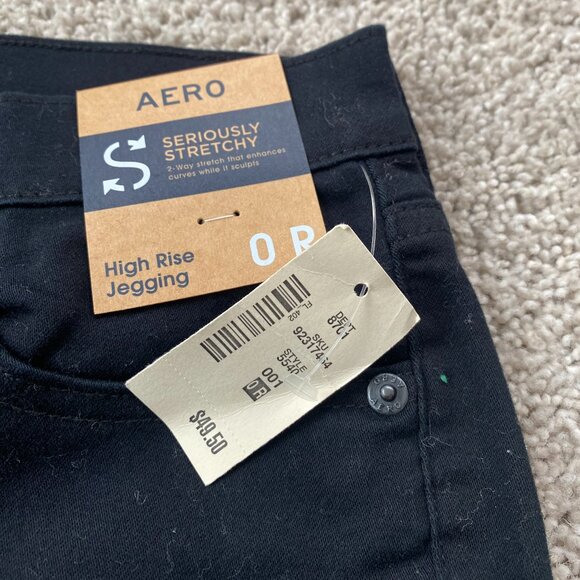 Aeropostale Seriously Stretchy High Rise Jegging, Size 0 - Picture 8 of 8